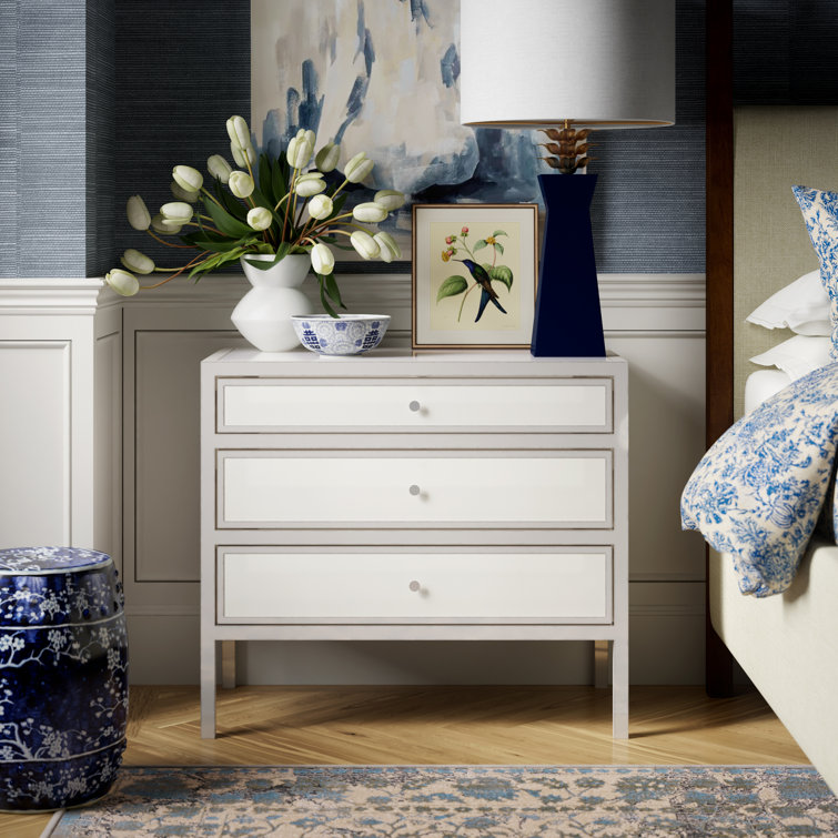 Bernhardt Blanca 3 Drawer Nightstand Perigold